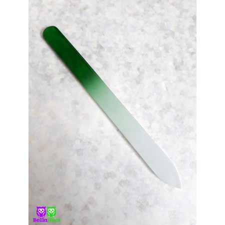 Glass Nail File - Green
